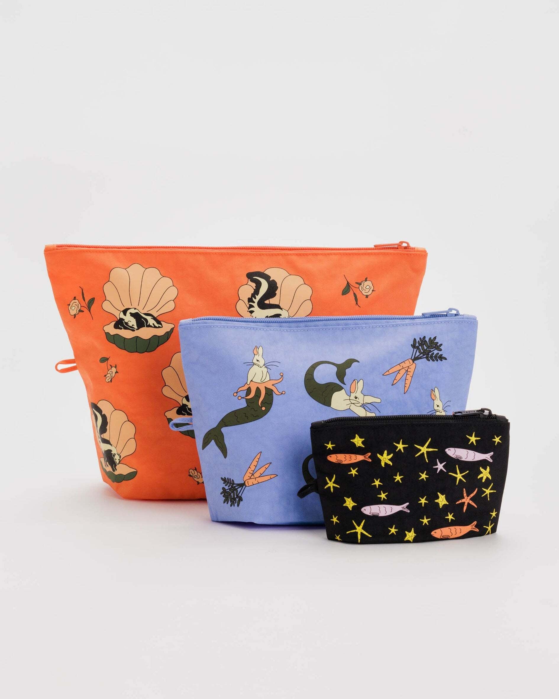 BAGGU Go Pouch Sets of 3